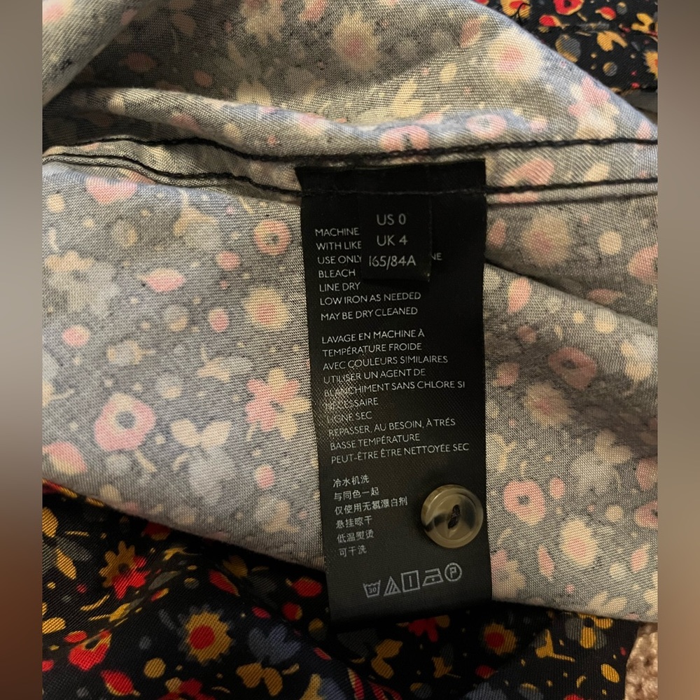 Maeve Anthropologie | Marlie Button-Front Floral Tunic - Picture 10 of 12